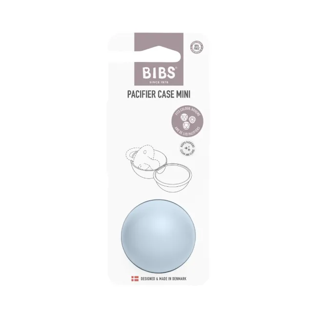 Bibs - cutie pentru suzeta pacifier case mini, baby blue bbb4220231