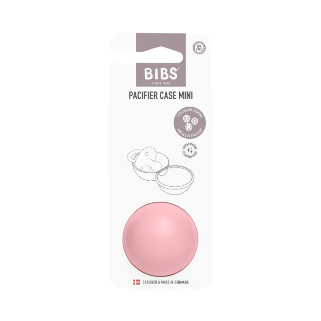Bibs - cutie pentru suzeta pacifier case mini, baby pink bbb4220234