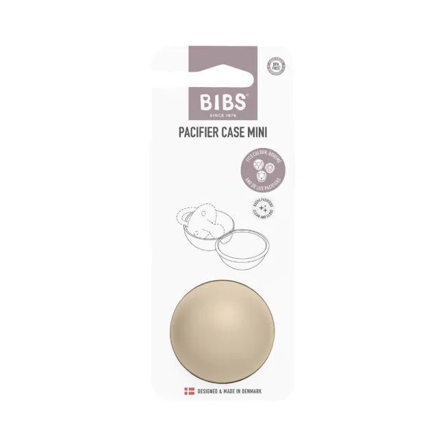 Bibs - cutie pentru suzeta pacifier case mini, vanilla bbb4220245