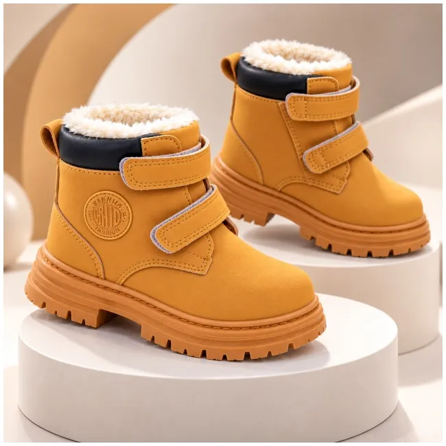 Ghete imblanite pentru copii, model mountain, maro ad26