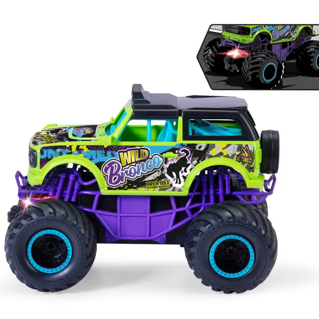 Masina Dickie Toys Wild Bronco 18 cm cu lumini si sunete HUBS203764026