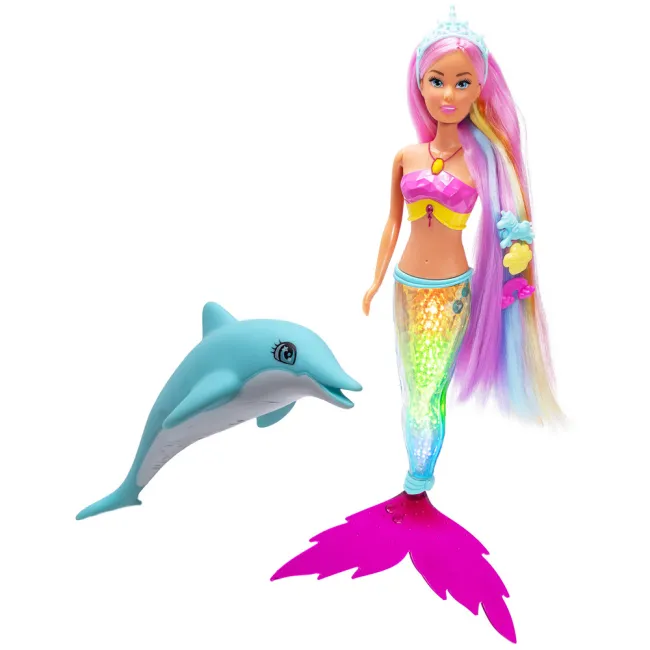 Papusa Simba Steffi Love Mermazing 39 cm cu 4 accesorii HUBS105733936
