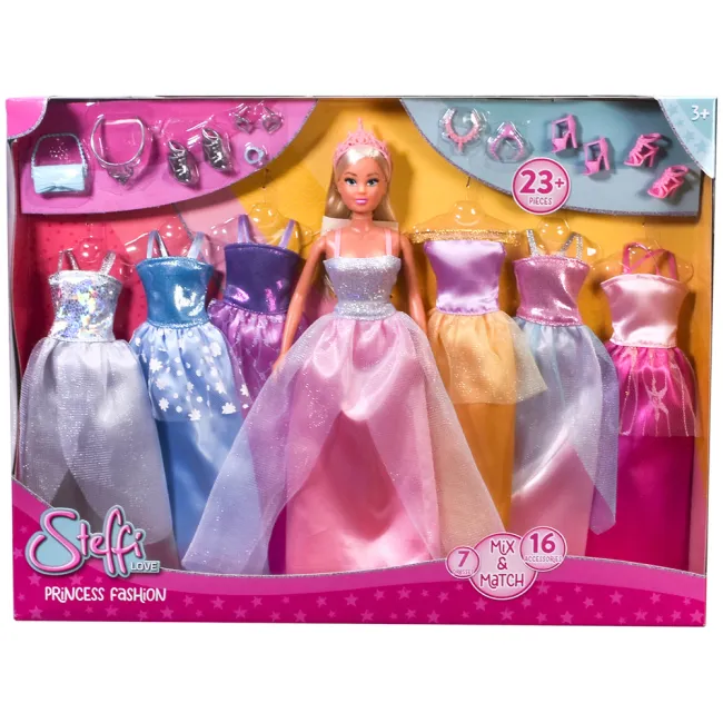 Papusa Simba Steffi Love Princess Fashion 29 cm cu 23 accesorii HUBS105733928