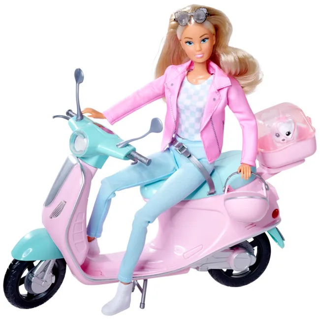 Papusa Simba Steffi Love Scooter 29 cm cu 2 accesorii HUBS105733977