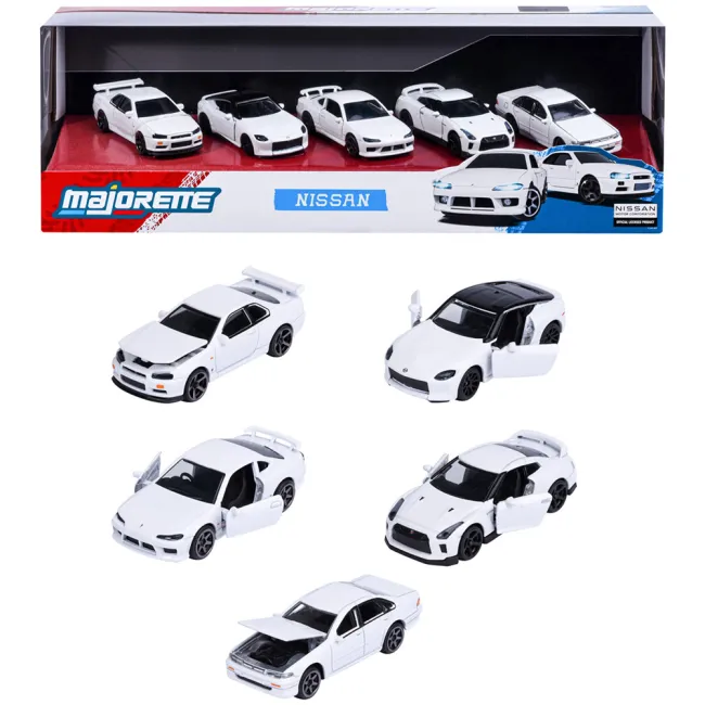 Set Majorette Nissan cu 5 masinute HUBS8502105006