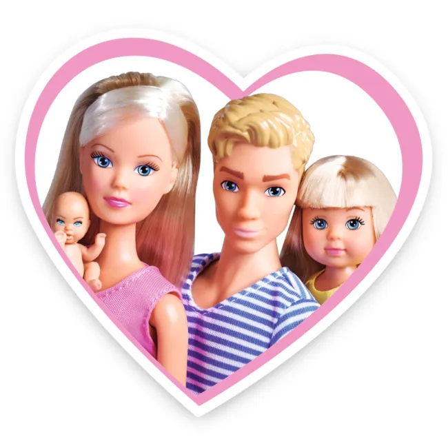 Set Simba Steffi Love Happy Family cu 4 papusi si 11 accesorii HUBS105733673
