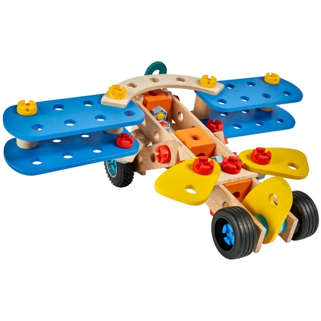 Set constructie Eichhorn Construct Biplane 2 in 1 84 piese HUBS100007202
