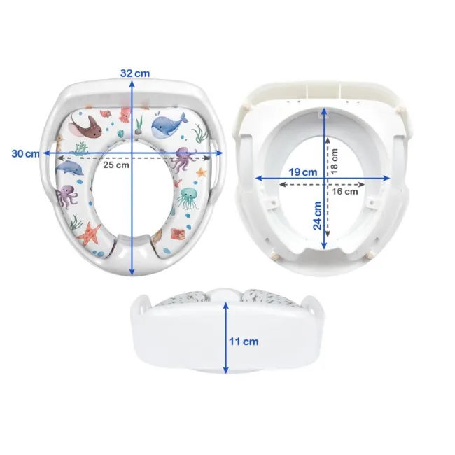 Adaptor toaleta cu pernuta Luxury Marine Life BBKSEV_67-225