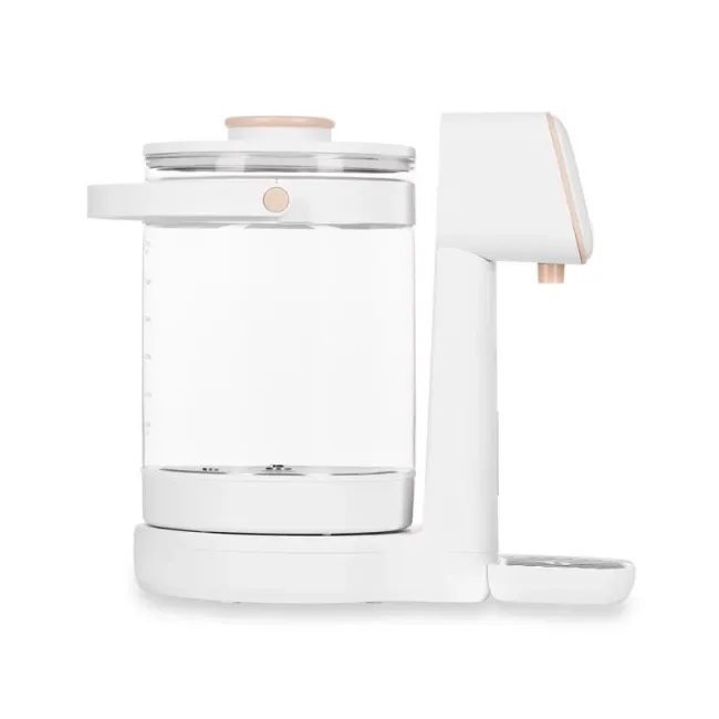 Aparat pentru incalzirea si declorizare apei, Lionelo, Babypresto 2.0, Pentru lapte parf, Lampa UV, Rezervor 3l, Lumina de noapte, Dozare 30- 300 ml, 1200 W, Afisaj digital, Alb BYNLOC-BABYPRESTO_2.0_WHITE