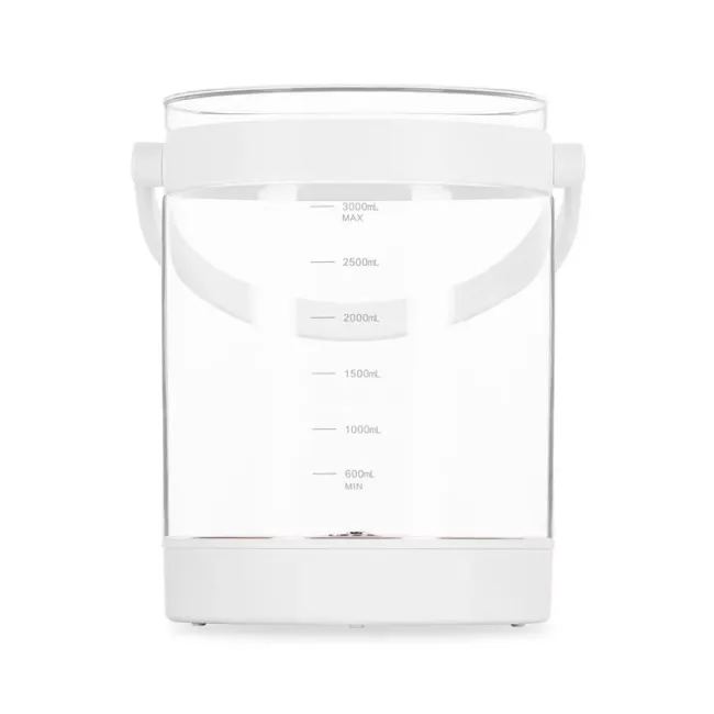 Aparat pentru incalzirea si declorizare apei, Lionelo, Babypresto 2.0, Pentru lapte parf, Lampa UV, Rezervor 3l, Lumina de noapte, Dozare 30- 300 ml, 1200 W, Afisaj digital, Alb BYNLOC-BABYPRESTO_2.0_WHITE