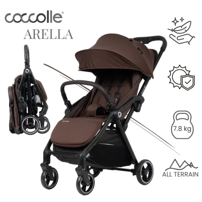 Carucior sport pliere automata coccolle arella coffee brown smb326033143