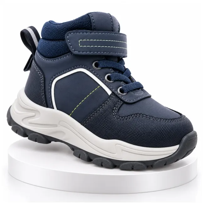 Ghete sport pentru baieti, model mountain, bleumarin ad26