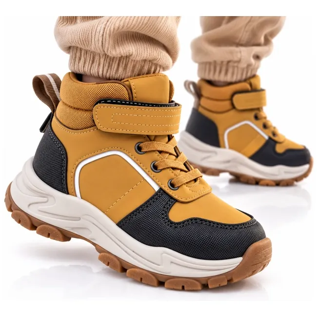 Ghete sport pentru baieti, model mountain 2, maro ad26