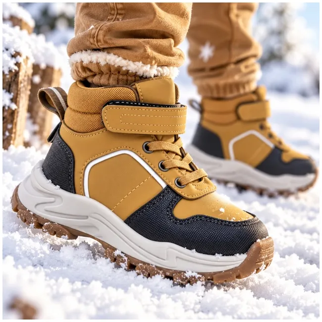 Ghete sport pentru baieti, model mountain 2, maro ad26