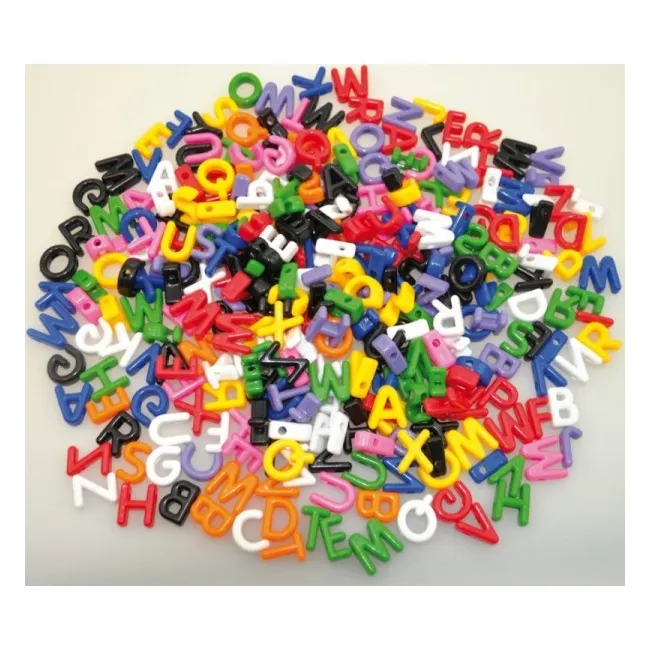 Margele din plastic litere 500g - okepb2471065
