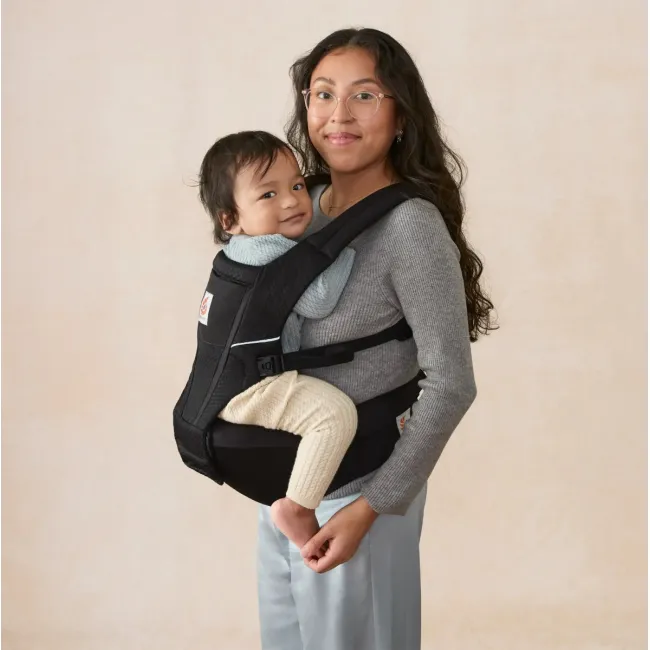 Marsupiu Alta Hip Ergobaby, 4 luni - 4 ani , 5.5-20.4 kg, Onyx Black TNABCHIPSFMONYX