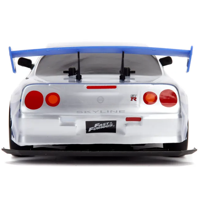 Masina Jada Toys RC Fast & Furious Nissan Skyline GT-R Drift 1:10 cu telecomanda HUBS9399701314R04
