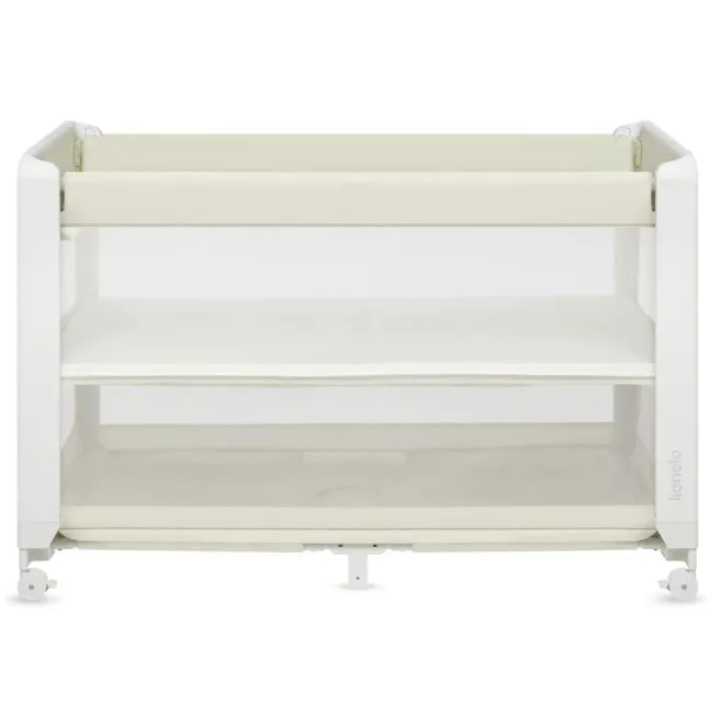 Patut multifunctional, Lionelo, Patty, 5 in 1, 0- 36 luni, Co-sleeper, Tarc de joaca, Patut de calatorie, Laterala rabatabila, 2 trepte reglare saltea, Roti, Husa transport inclusa, Bej BYNLO-PATTY_BEIGE_SAND