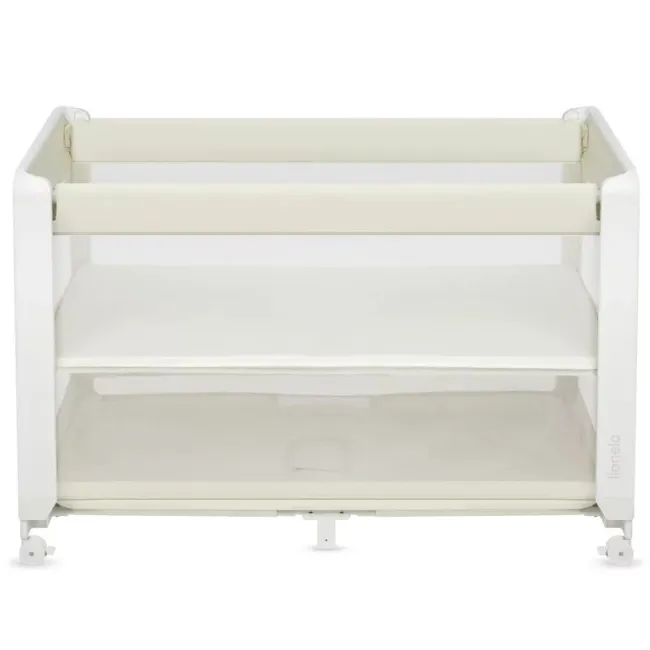 Patut multifunctional, Lionelo, Patty, 5 in 1, 0- 36 luni, Co-sleeper, Tarc de joaca, Patut de calatorie, Laterala rabatabila, 2 trepte reglare saltea, Roti, Husa transport inclusa, Bej BYNLO-PATTY_BEIGE_SAND