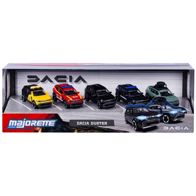 Set Majorette Dacia Duster cu 5 masinute HUBS8503105005SRO