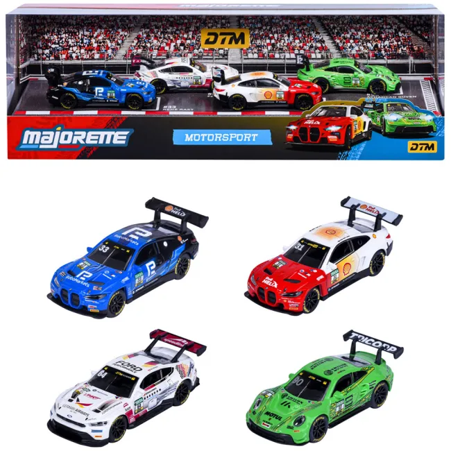 Set Majorette Motorsport DTM cu 4 masinute HUBS8502105013