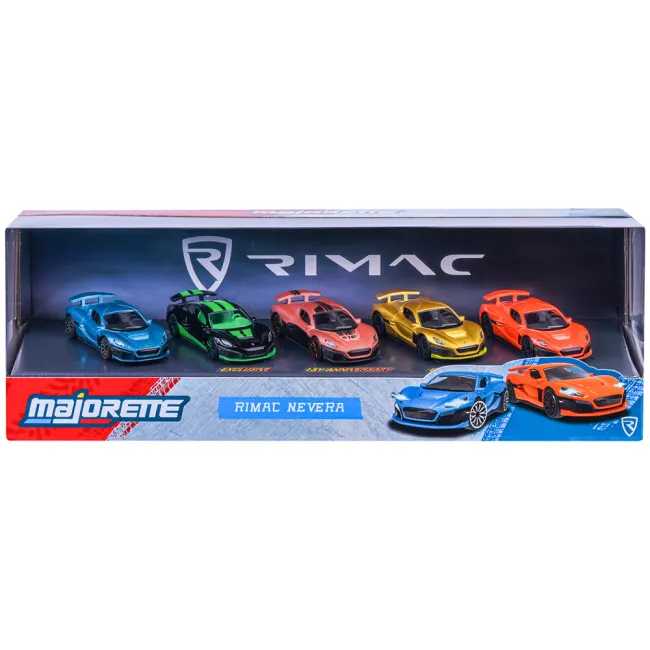 Set Majorette Rimac Nevera cu 5 masinute HUBS8502105007RIM