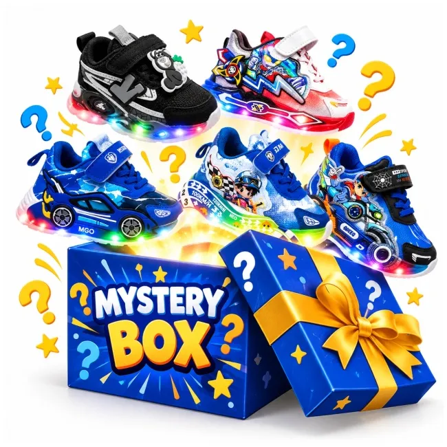 Mistery box - adidasi cu luminite pentru baieti, modele diverse ad31-501-misteryb