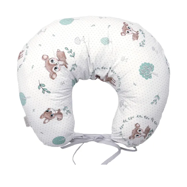 Perna Pentru Gravide E I Alaptare, Husa Detae Abila Din Bumbac 100% E I Umplutura Antialergica Babysoft  , Caprioara Mica ,   Amy Pjb83167