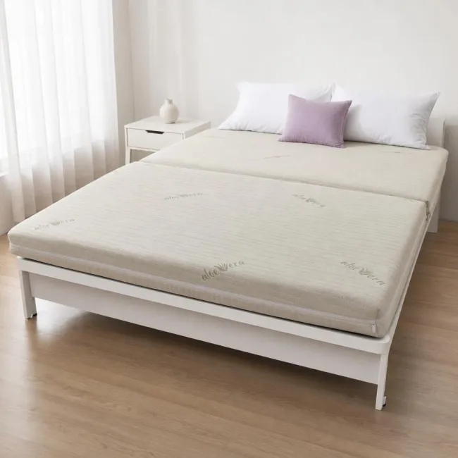 Saltea DualNest adulti in 4 straturi cu spuma HR, Memory cu arctic gel si Lana, husa Jacquard 160X100X15 Cm - ASC6427968155339
