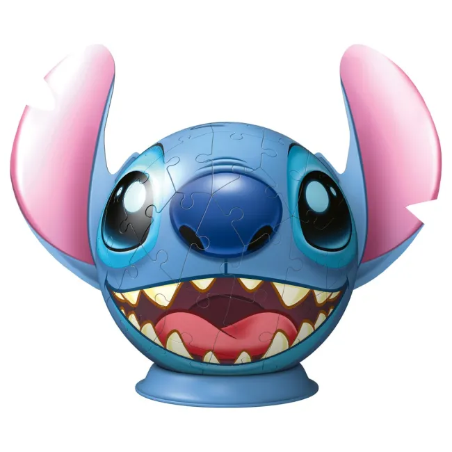 Ravensburger - Puzzle 3D Disney Stitch figurina Stitch cu urechi 72 piese - ARTRVS3D11574