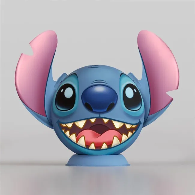 Ravensburger - Puzzle 3D Disney Stitch figurina Stitch cu urechi 72 piese - ARTRVS3D11574