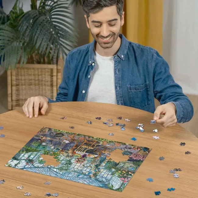 Ravensburger - Puzzle dimineata in gradina 500 piese design nou - ARTRVSPA00207