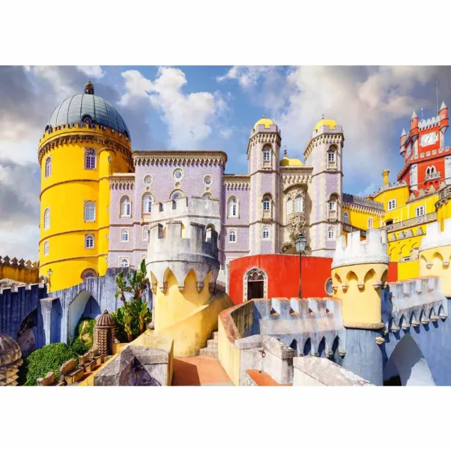 Ravensburger - Puzzle castele minunate Palatul Pena Portugalia 1000 piese - ARTRVSPA01314