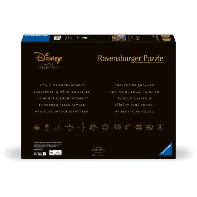 Ravensburger - Puzzle colectia de castele Disney Palatul Tianei 1000 piese - ARTRVSPA01343
