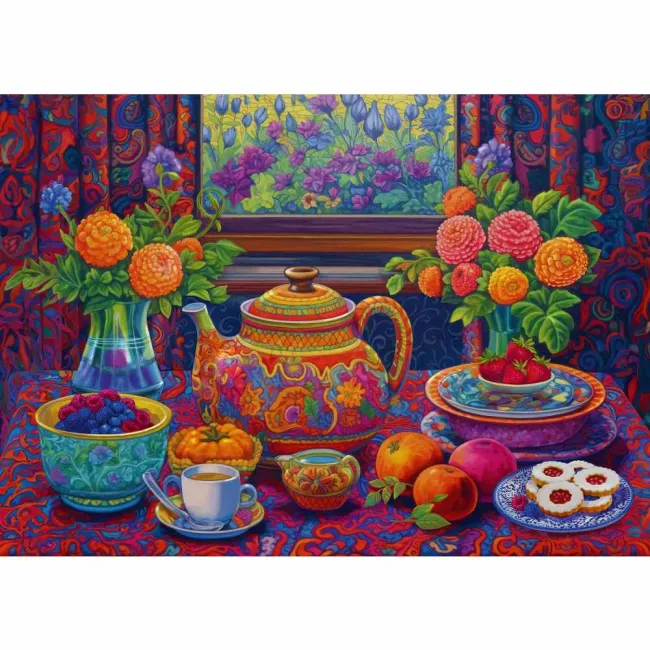 Ravensburger - Puzzle pauza de ceai 300 piese mari - ARTRVSPA01446