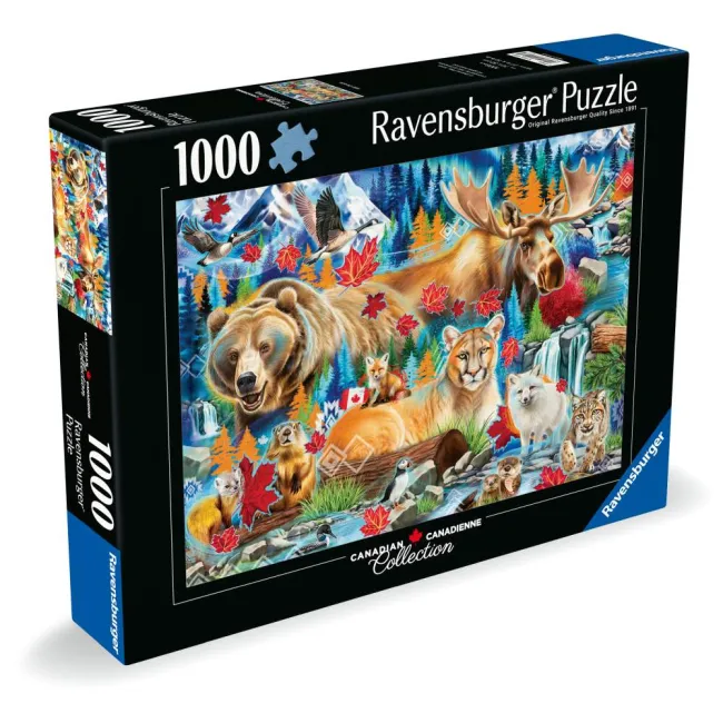 Ravensburger - Puzzle de colectie salbaticia Canadei 1000 piese - ARTRVSPA01448
