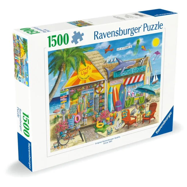 Ravensburger - Puzzle magazin de inchirieri pe plaja 1500 piese - ARTRVSPA01449