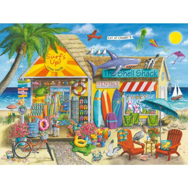 Ravensburger - Puzzle magazin de inchirieri pe plaja 1500 piese - ARTRVSPA01449