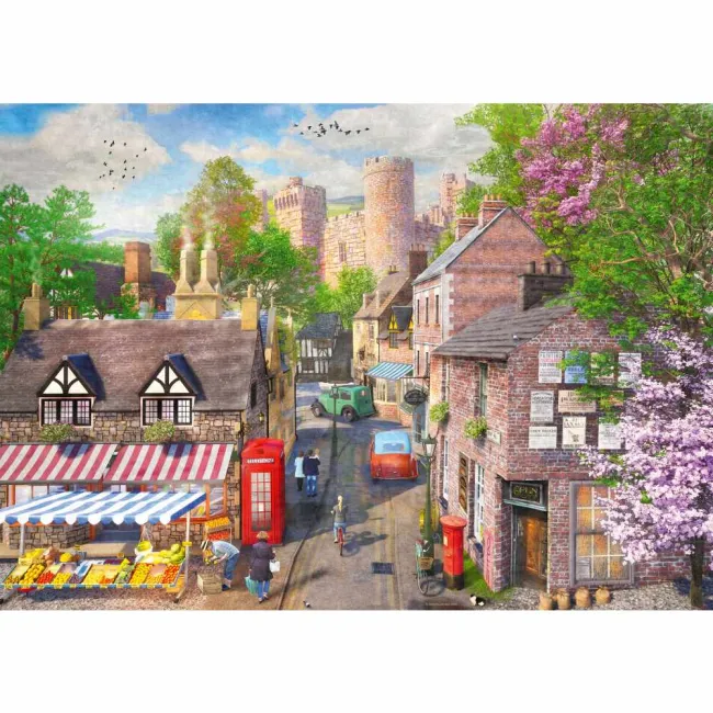 Ravensburger - Puzzle pe alee numarul 5 Castle Lane 1000 piese - ARTRVSPA01457