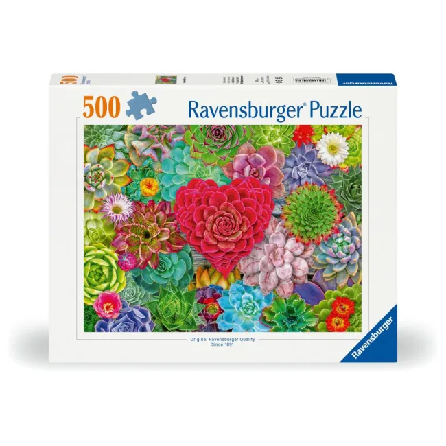 Ravensburger - Puzzle plante suculente 500 piese - ARTRVSPA01469