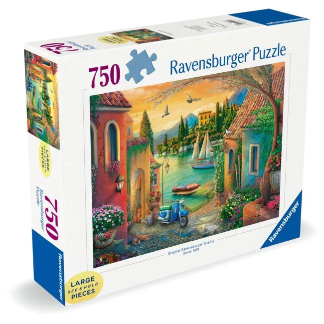 Ravensburger - Puzzle vedere din vila europeana 750 piese mari - ARTRVSPA01516