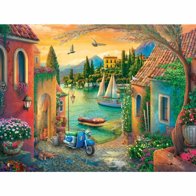 Ravensburger - Puzzle vedere din vila europeana 750 piese mari - ARTRVSPA01516