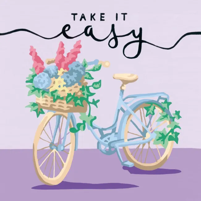 Ravensburger - CreArt pictura pe numere pentru adulti bicicleta Take it easy - ARTRVSPBN20099