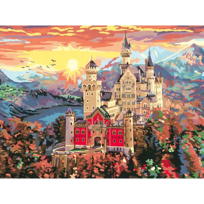 Ravensburger - CreArt pictura pe numere pentru adulti castel de basm - ARTRVSPBN20278