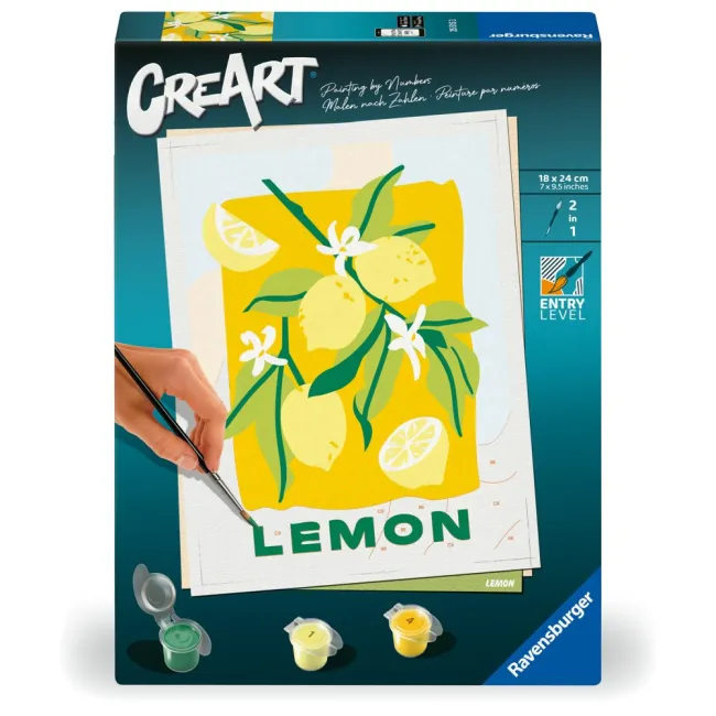 Ravensburger - CreArt pictura pe numere pentru adulti lamai - ARTRVSPBN25515