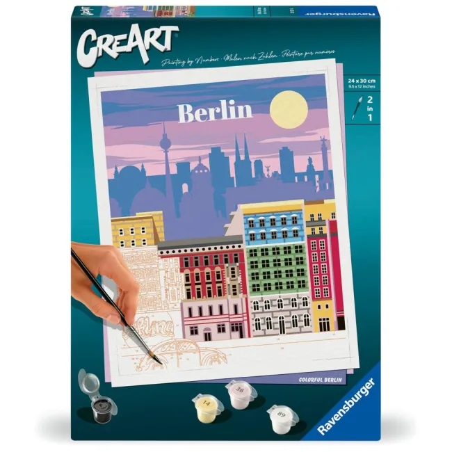 Ravensburger - CreArt pictura pe numere pentru adulti Berlin - ARTRVSPBN25521