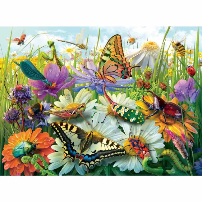Ravensburger - Puzzle lumea minunata a insectelor 100 piese XXL - ARTRVSPC04049