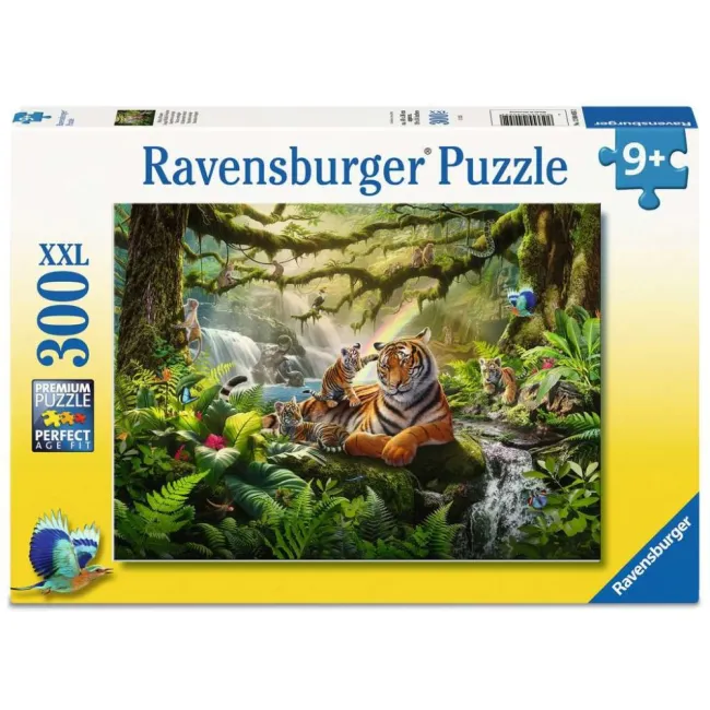 Ravensburger - Puzzle minunile faunei salbatice din jungla 300 piese XXL - ARTRVSPC04055