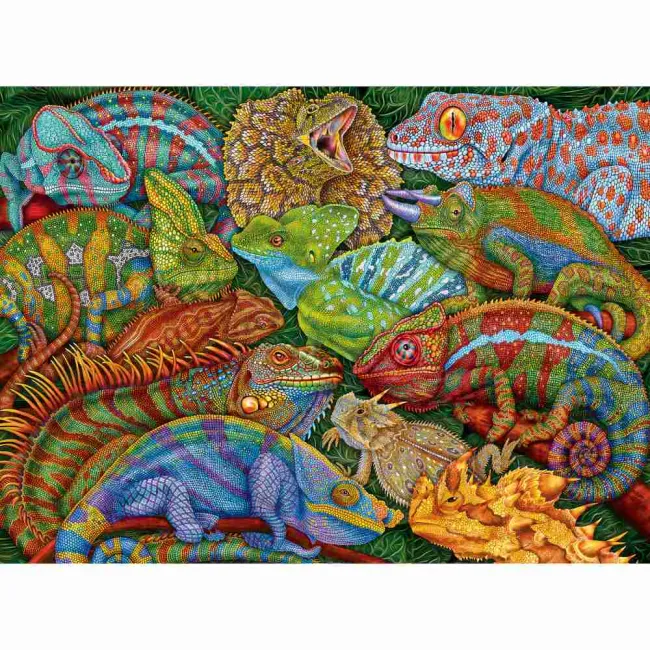 Ravensburger - Puzzle reptile fascinante 300 piese XXL - ARTRVSPC04103