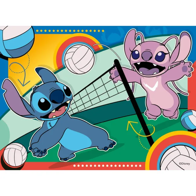 Ravensburger - Puzzle Disney Stitch 4 buc in cutie 12 16 20 24 piese - ARTRVSPC04106